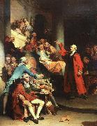 Peter F Rothermel Patrick Henry in the House of Burgesses of Virginia, Delivering his Celebrated Speech Against the St Germany oil painting reproduction